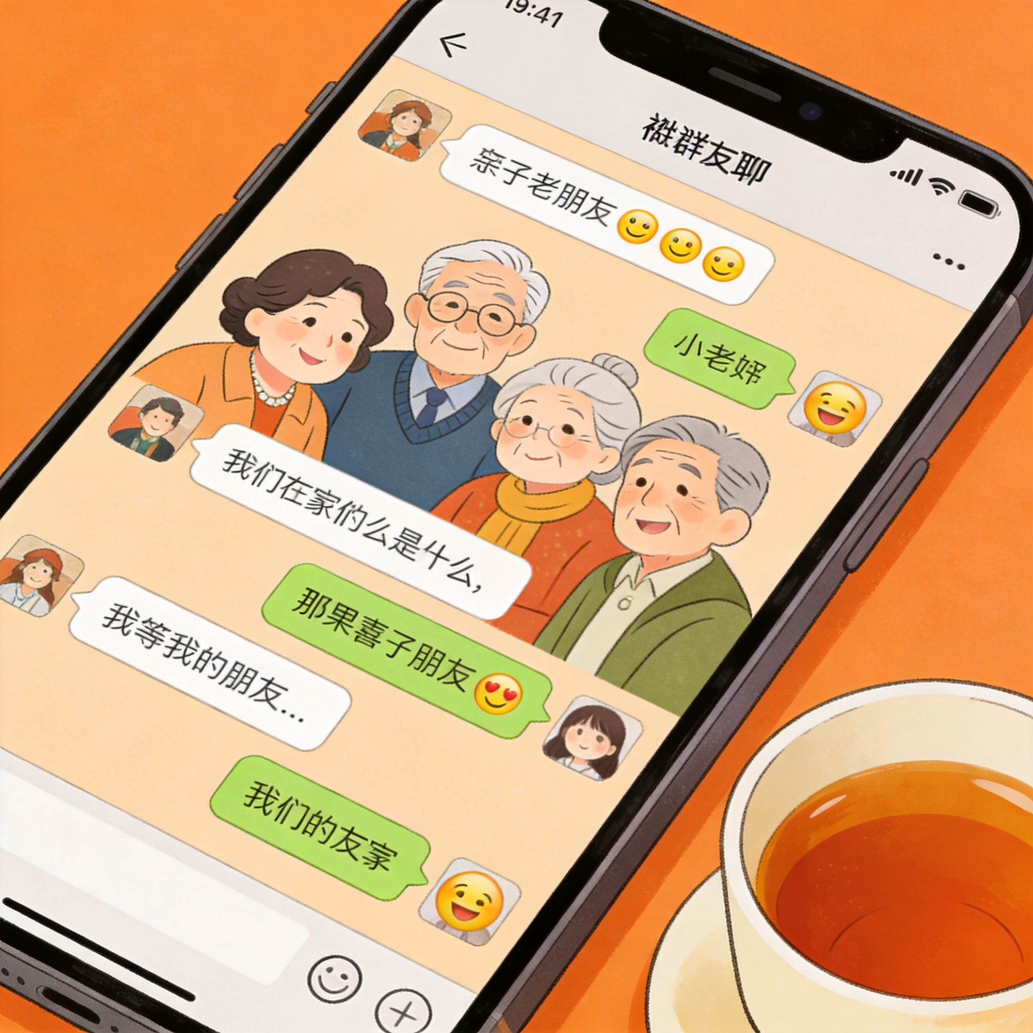群内自由畅聊